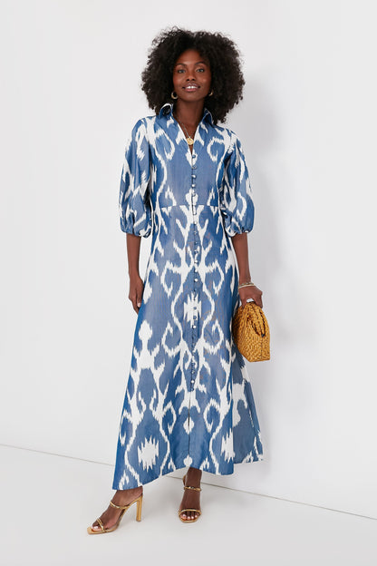 Blue Jodhpur Dress