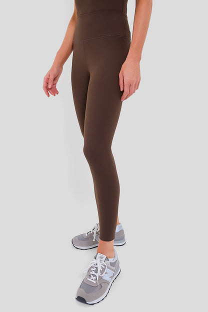 Chocolate Brown High Rise Compression Spandex MacKenzie Legging