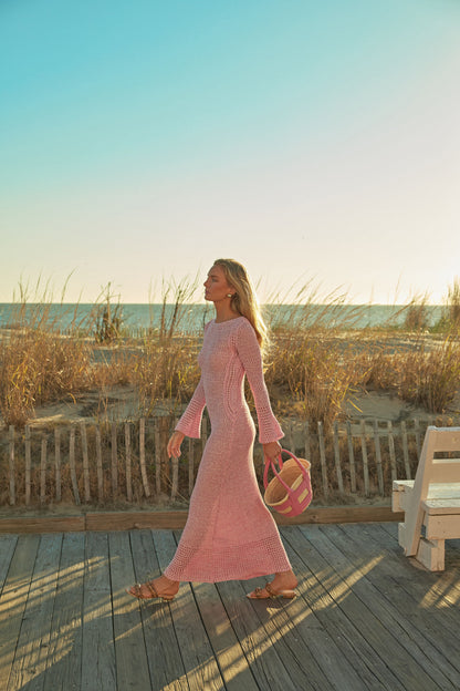 Una Crochet Maxi Dress