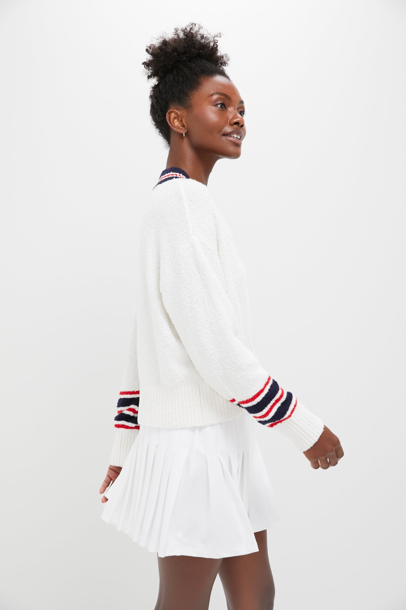 Americana Bouclé Elizabeth Sweater