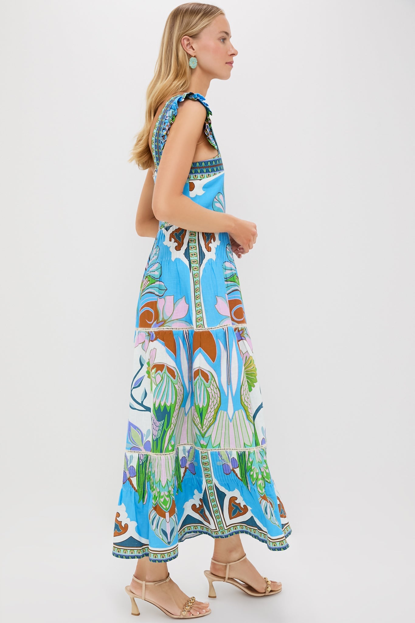 Blue Multicolor Sybill Dress