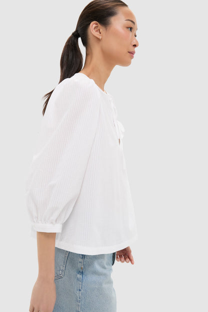 White Tie Josephine Blouse