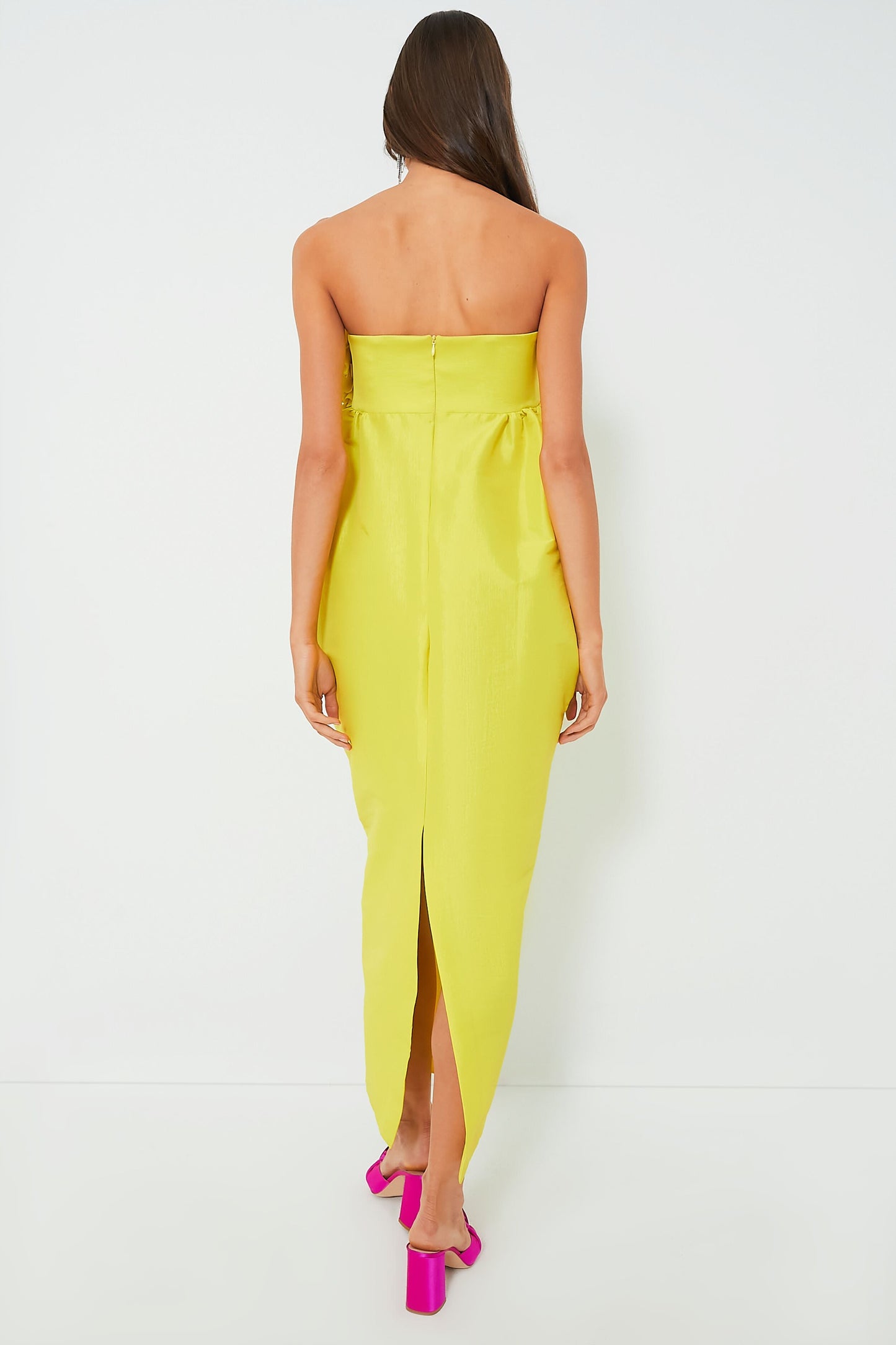 Neon Yellow Rosseta Dress
