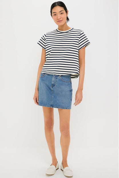 Navy Stripe Parker Classic Tee