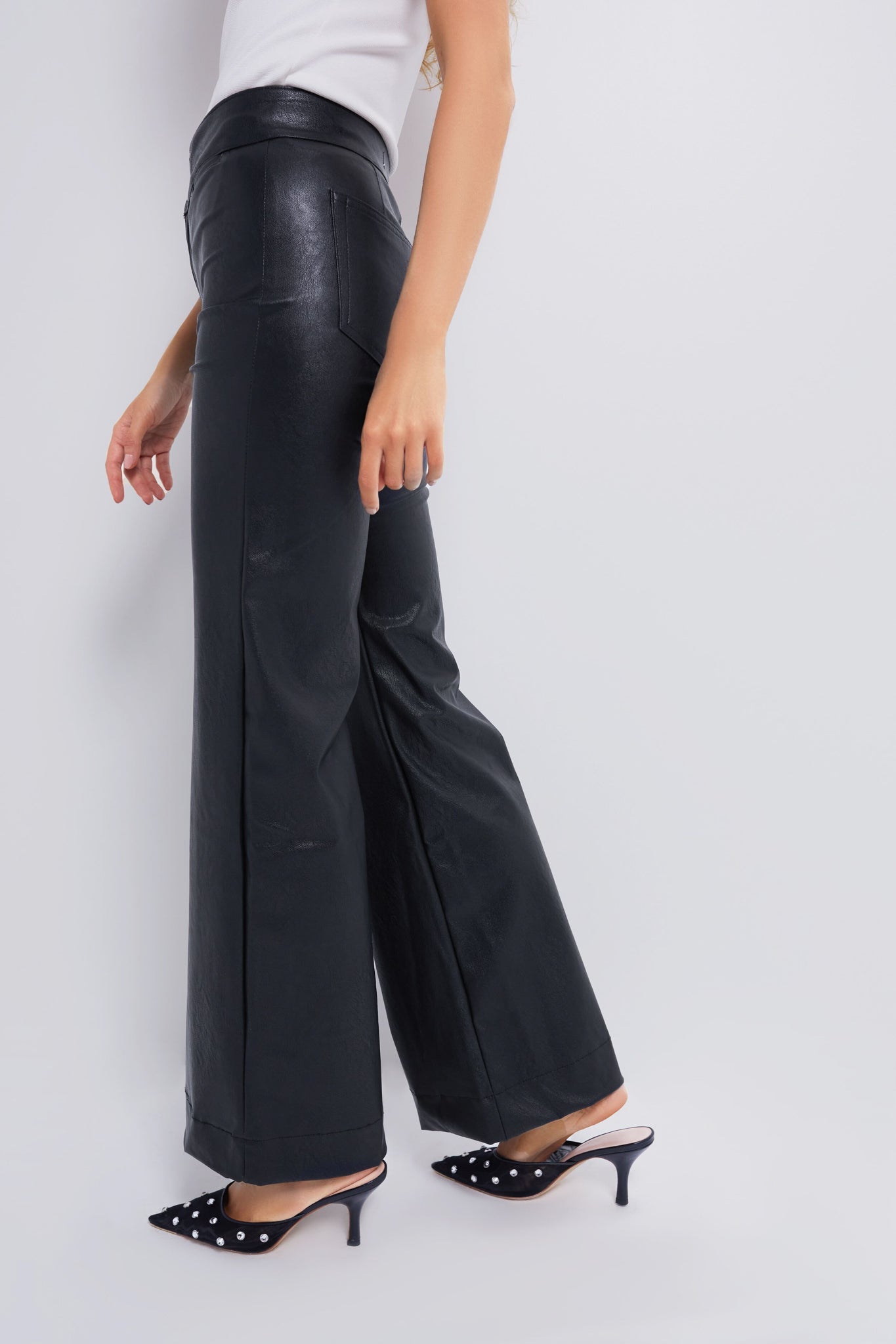 Black Vegan Leather Brighton