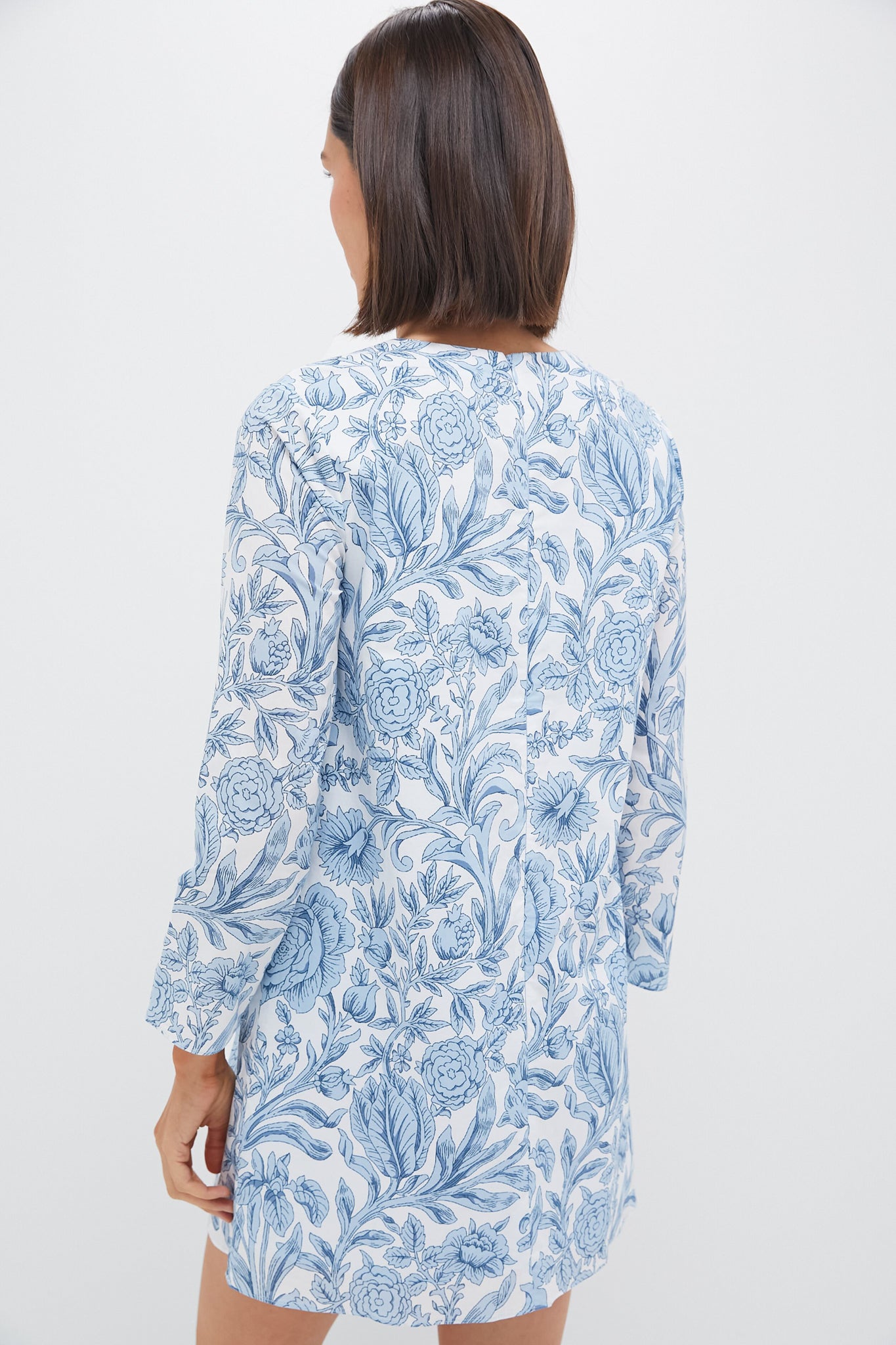 Blue Chintz Clarice Bows Dress