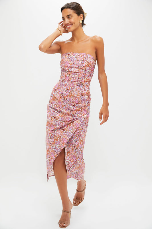 Multi Cleopatre Midi Dress