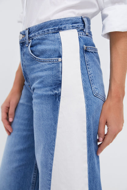 Vintage Wash and White Ramblin' Man Jean