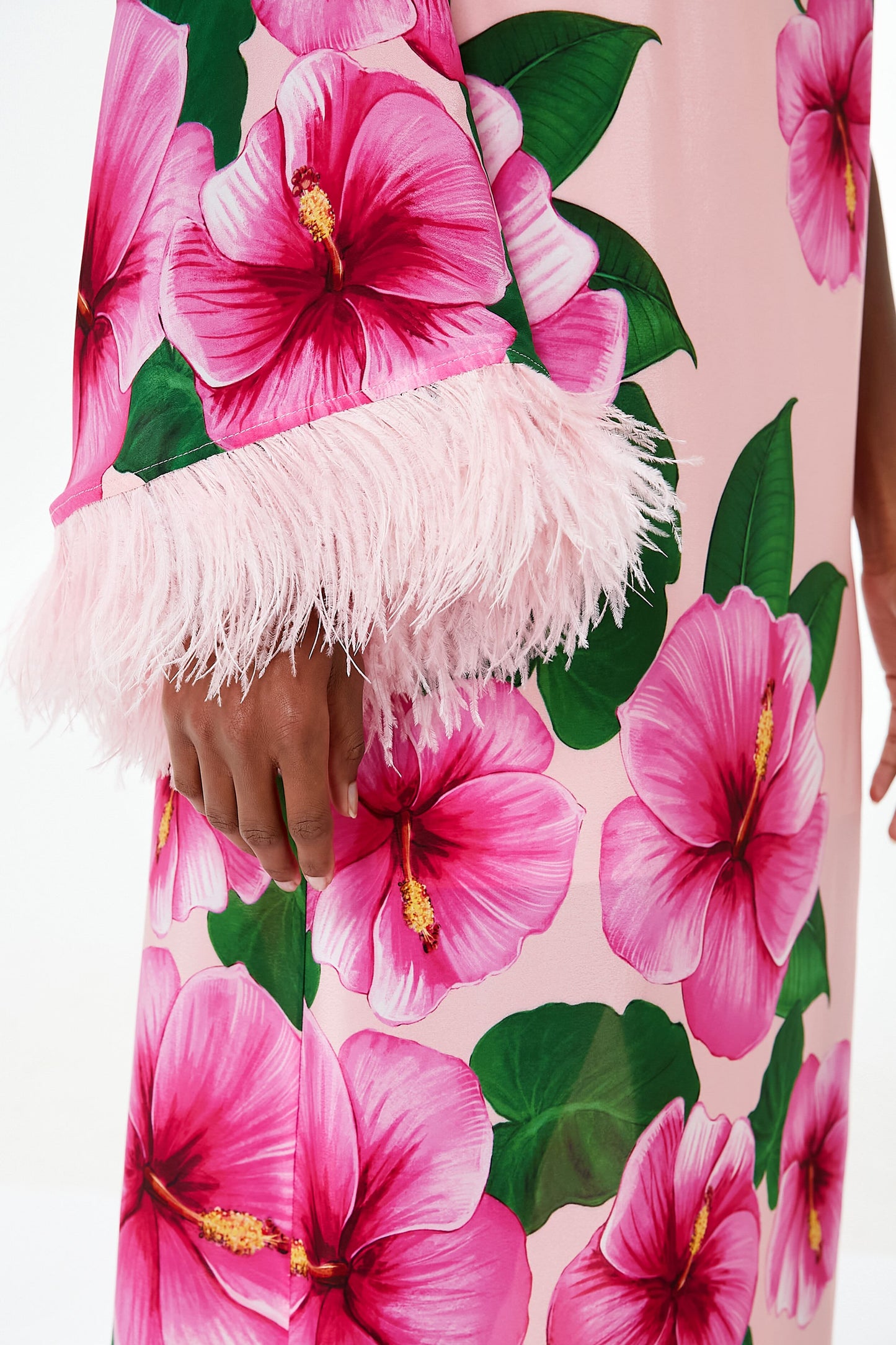 Nyx Pink Aubrey Crepe Dress