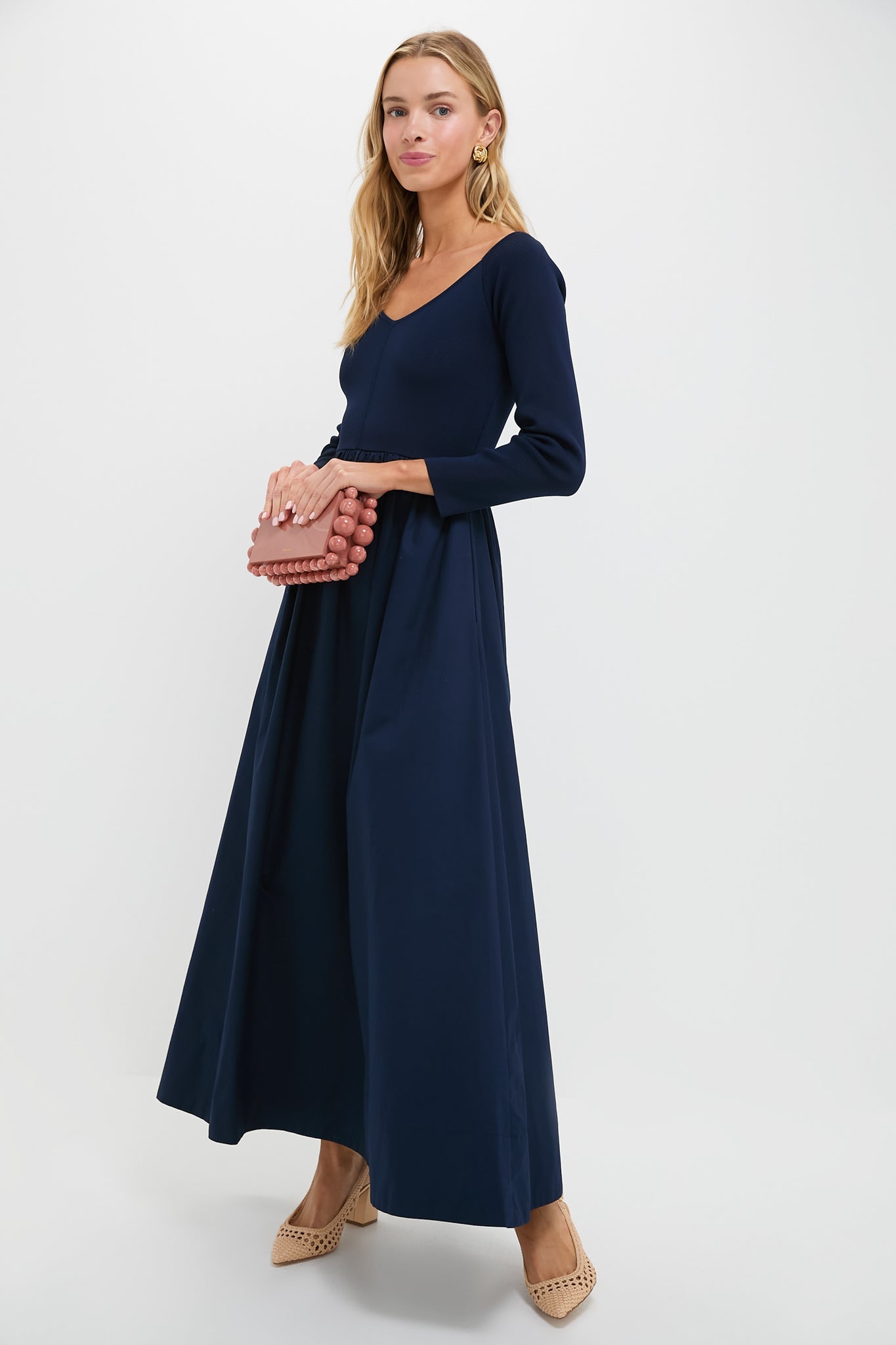 Navy Clea Dress