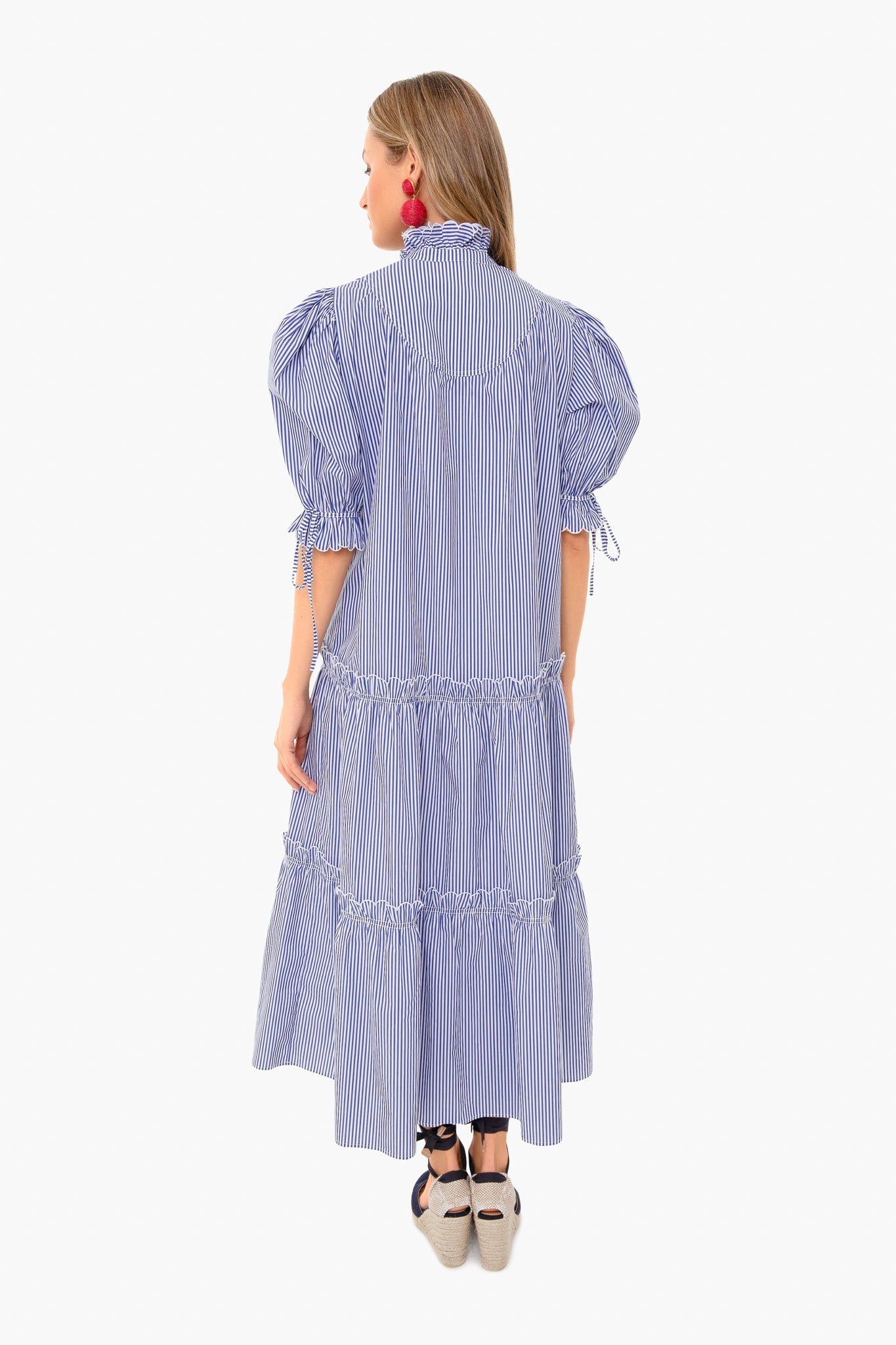 Blue Stripe Holloway Dress