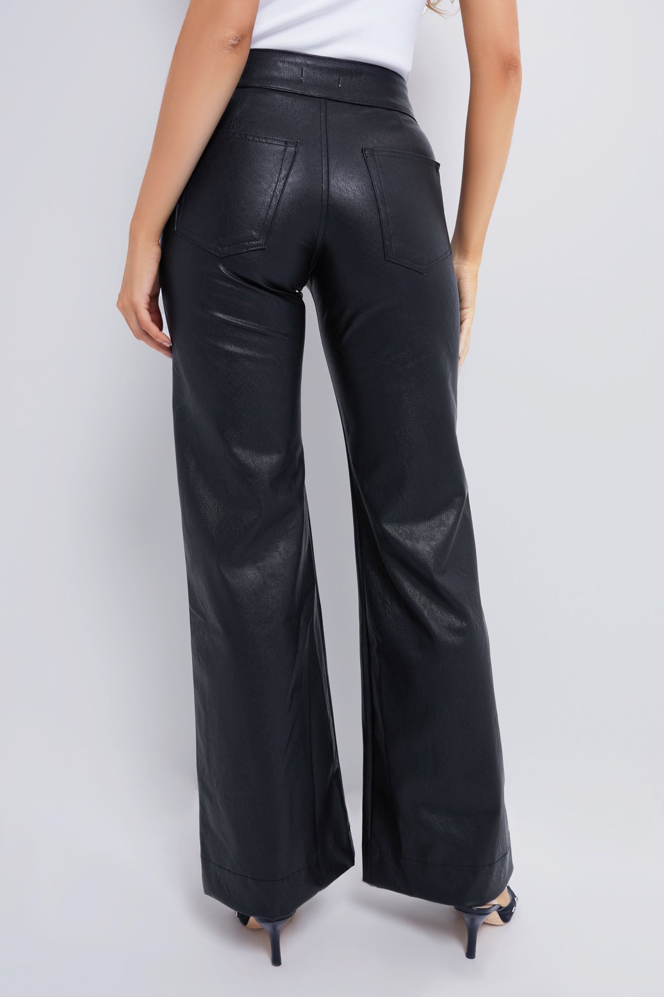 Black Vegan Leather Brighton
