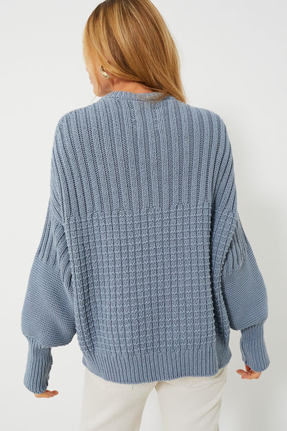 Dusty Blue Delcia Sweater