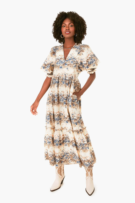 Misty Morning Palmer Dress