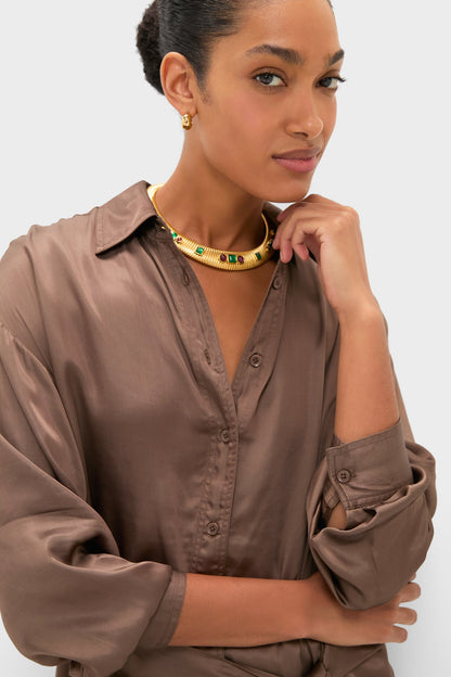 Morel Alessandra Sarong Shirt Dress