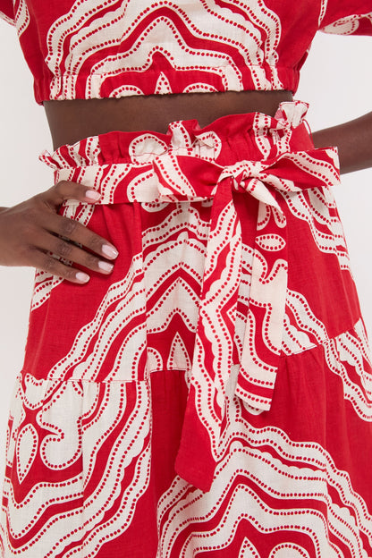 Nike Red Sanaa Skirt