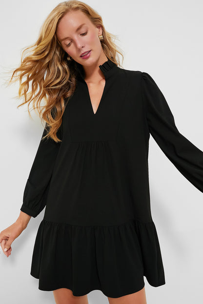 Black Crepe Palmerston Dress