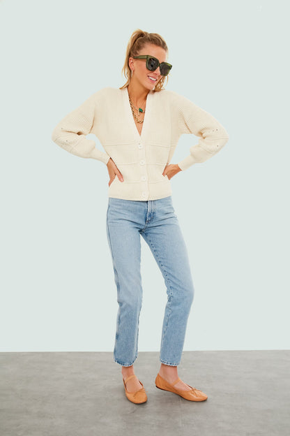 Sandshell Ana Stitch Cardigan
