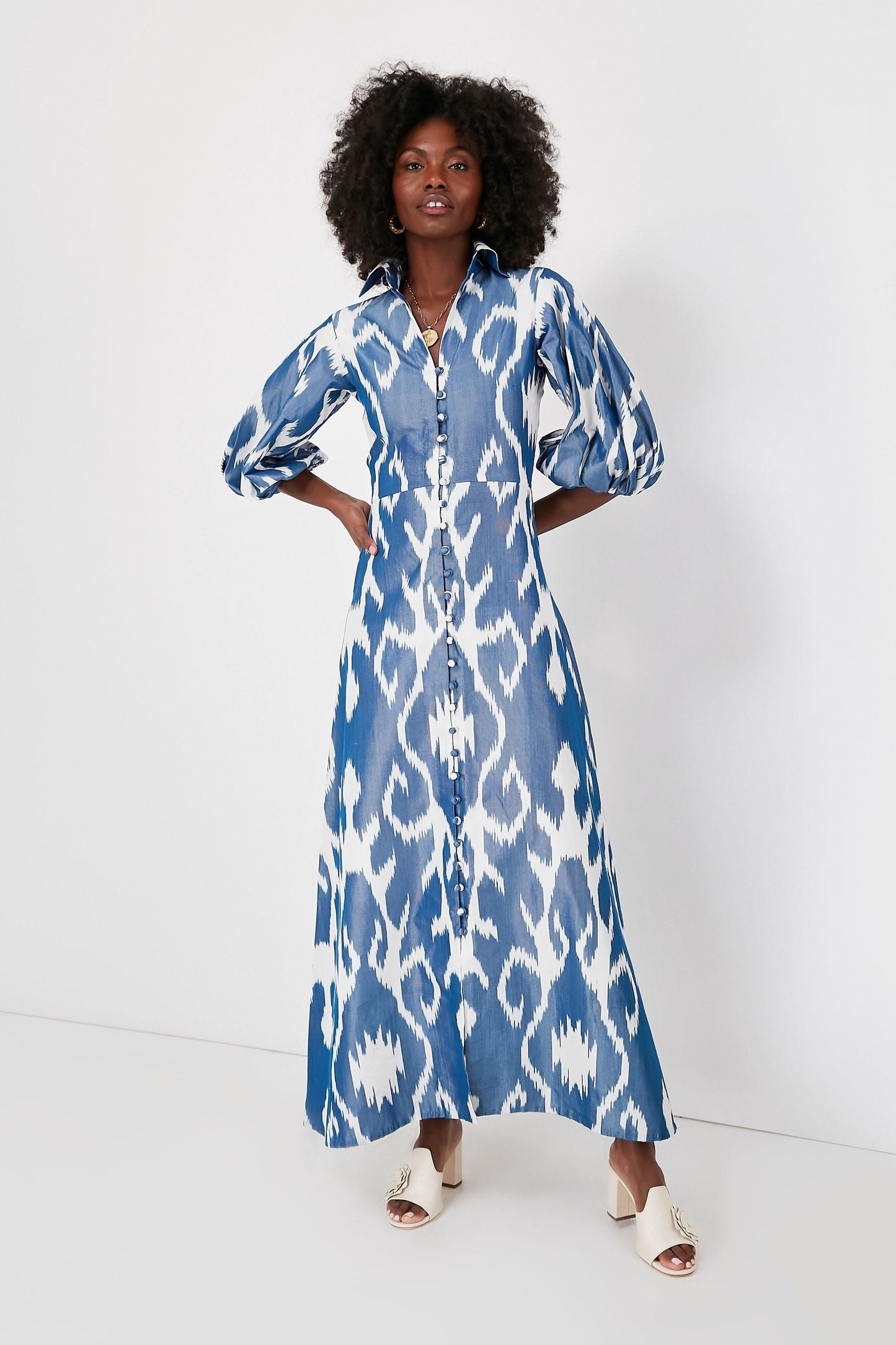 Blue Jodhpur Dress