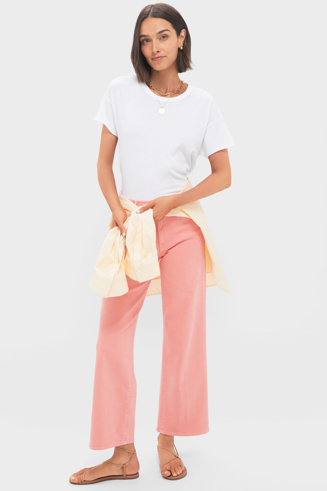 Cats and Dogs Peach Amber The Mid Rise Maven Ankle