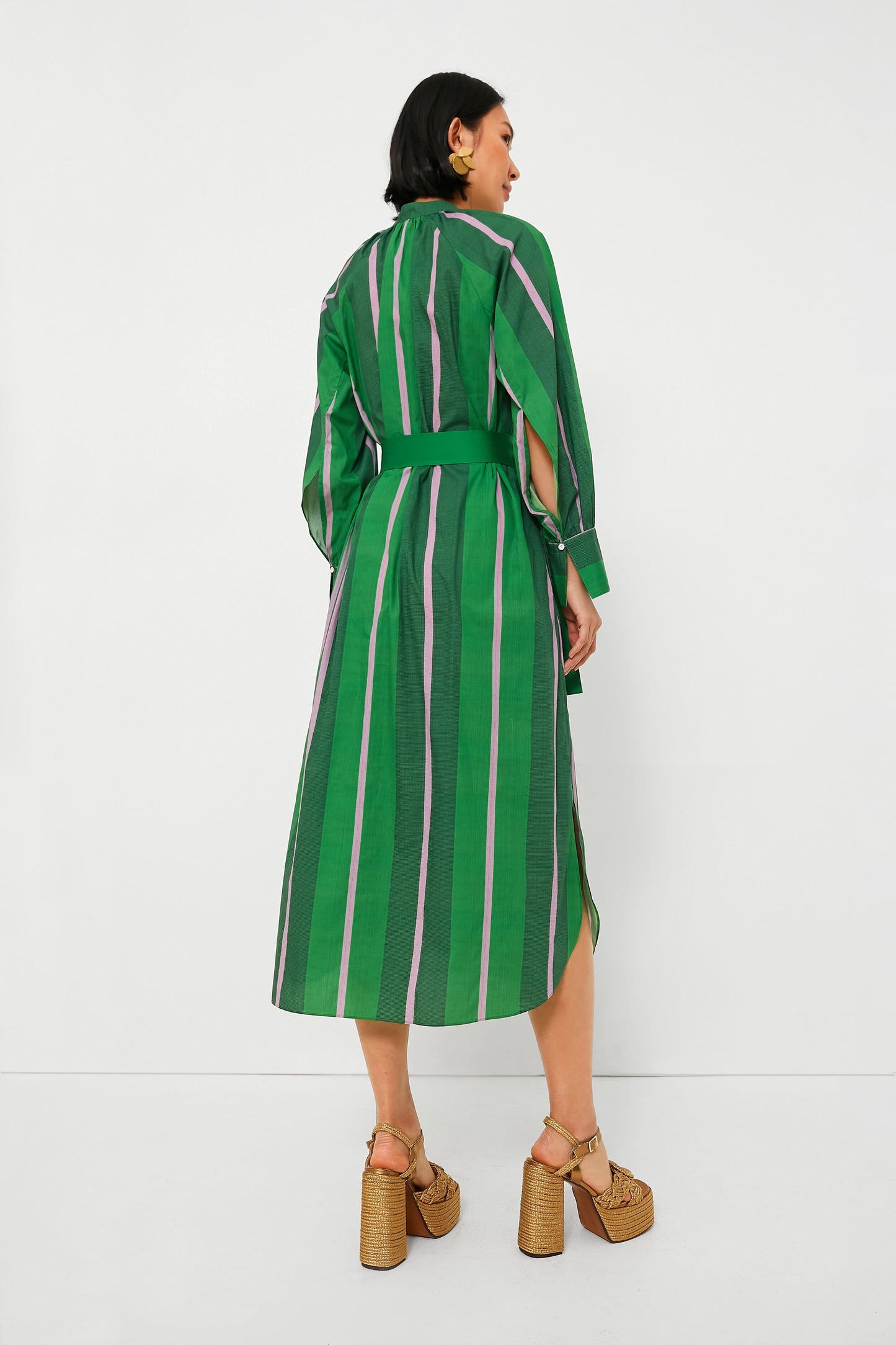 Jewel Green Calypso Shirt Dress