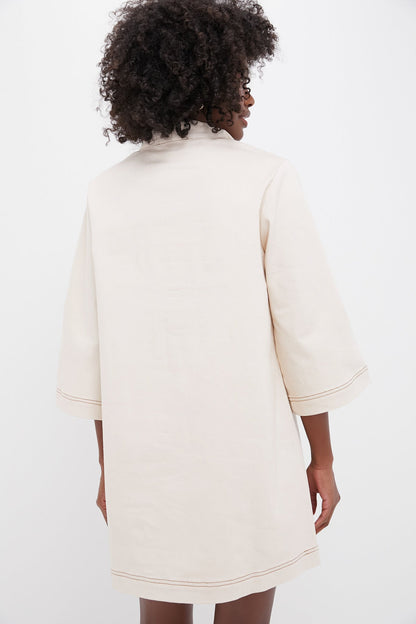 Ecru Denim Marsella Dress