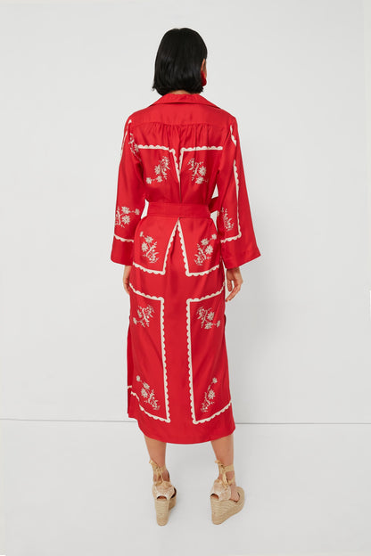 Poppy Daisy Print Dress