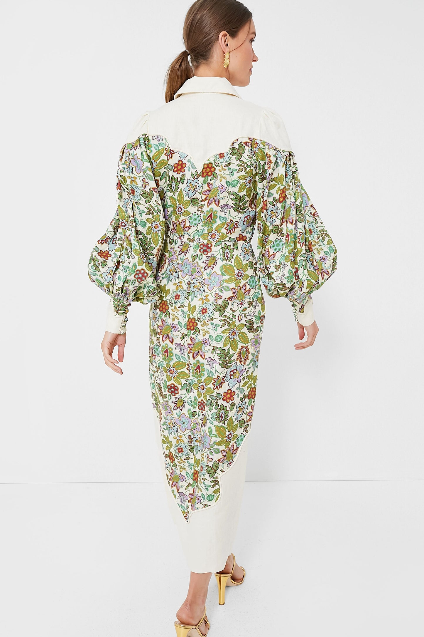 Pearl Isabella Panel Midi Dress