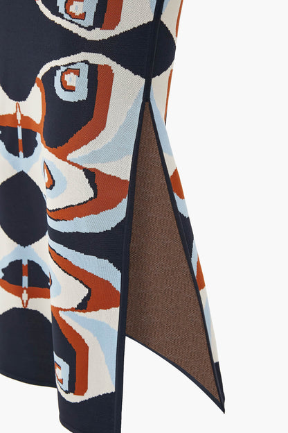 Navy Butterfly Nylah Skirt