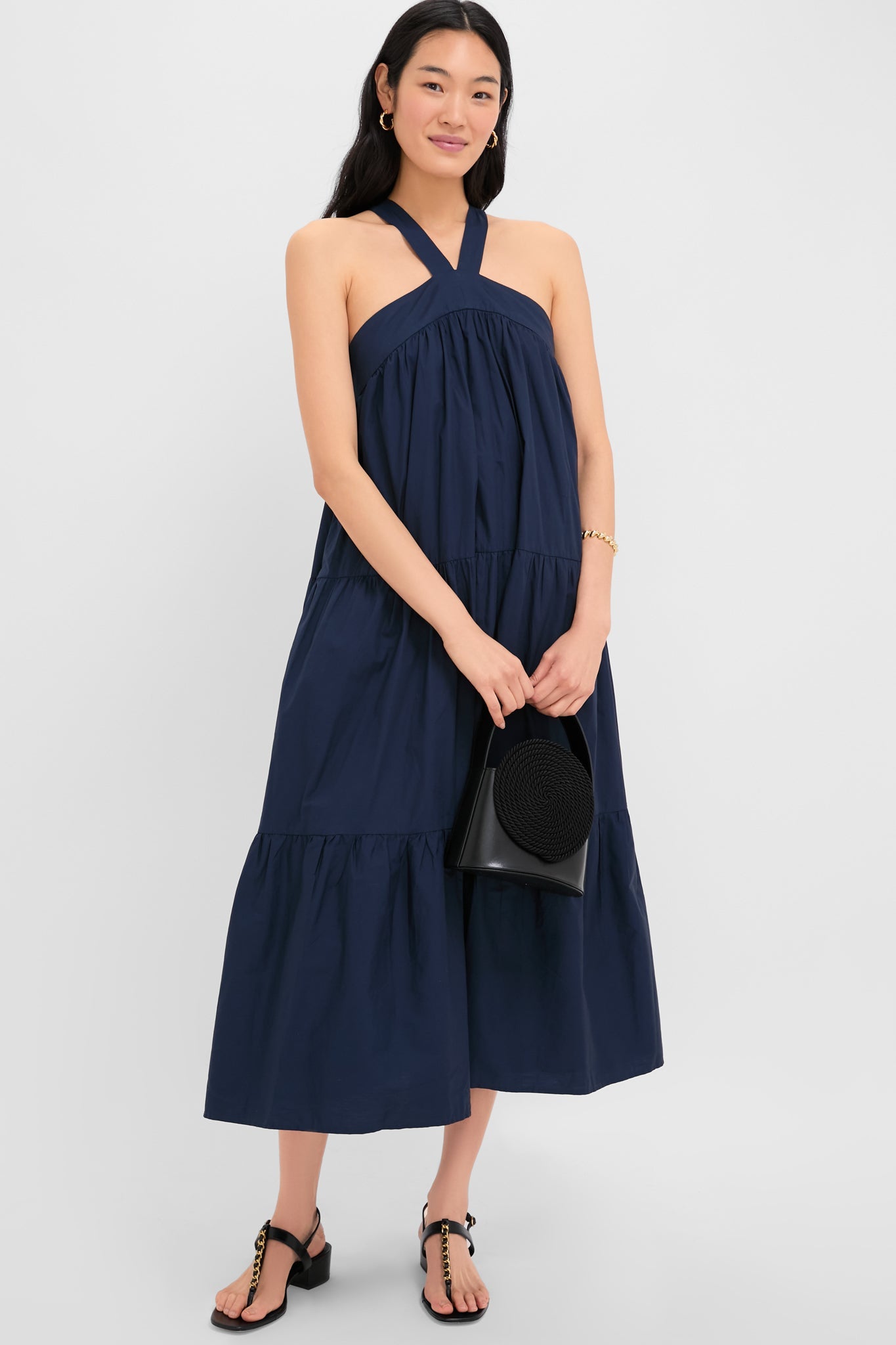 Navy Irene Maxi Dress