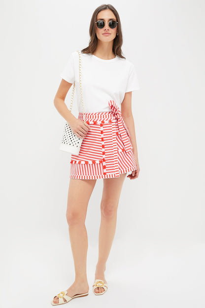 Poppy Stripe Bay Skirt