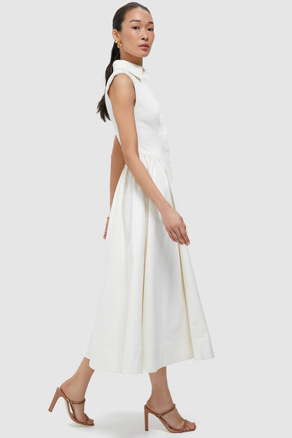Parchment Chavela Dress