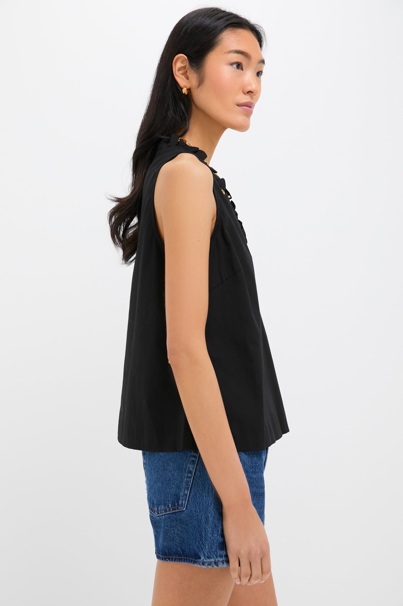 Black Veronica Top