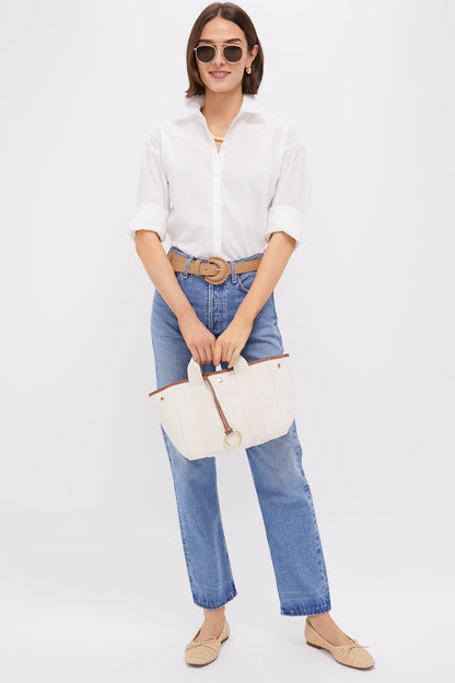 White Wexler Cotton Button Down
