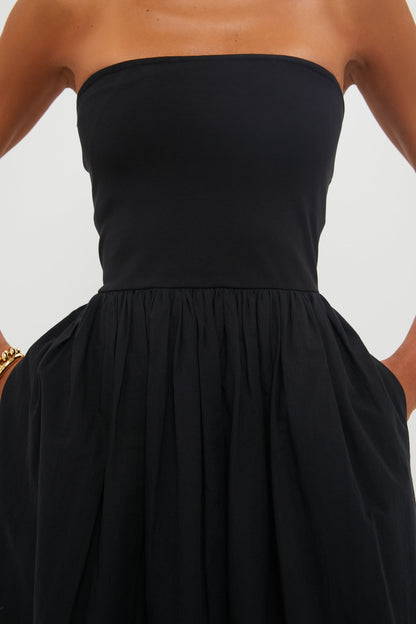 Black Harper Midi Dress