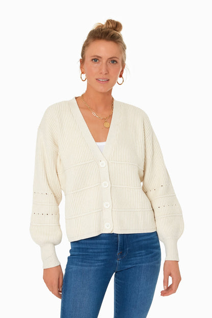 Sandshell Ana Stitch Cardigan