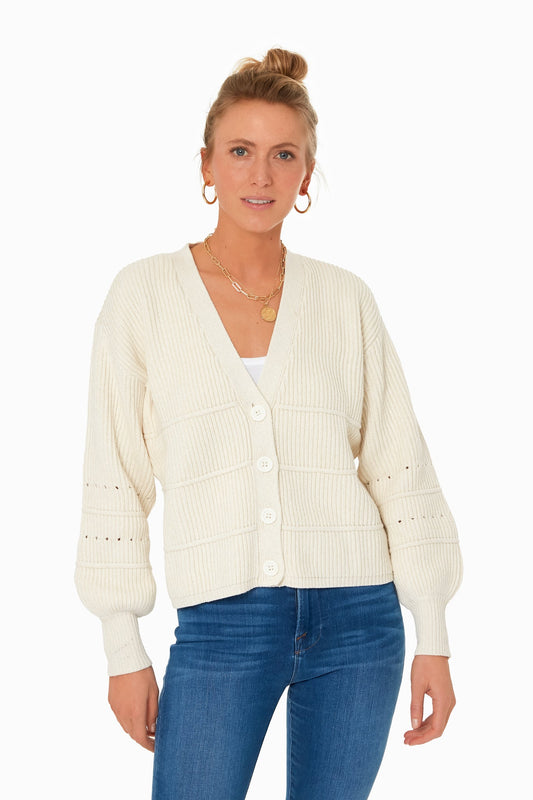 Sandshell Ana Stitch Cardigan