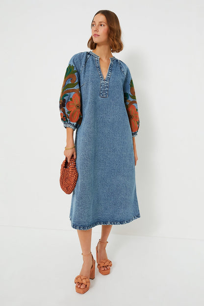 Blue Denim Cathleen Dress