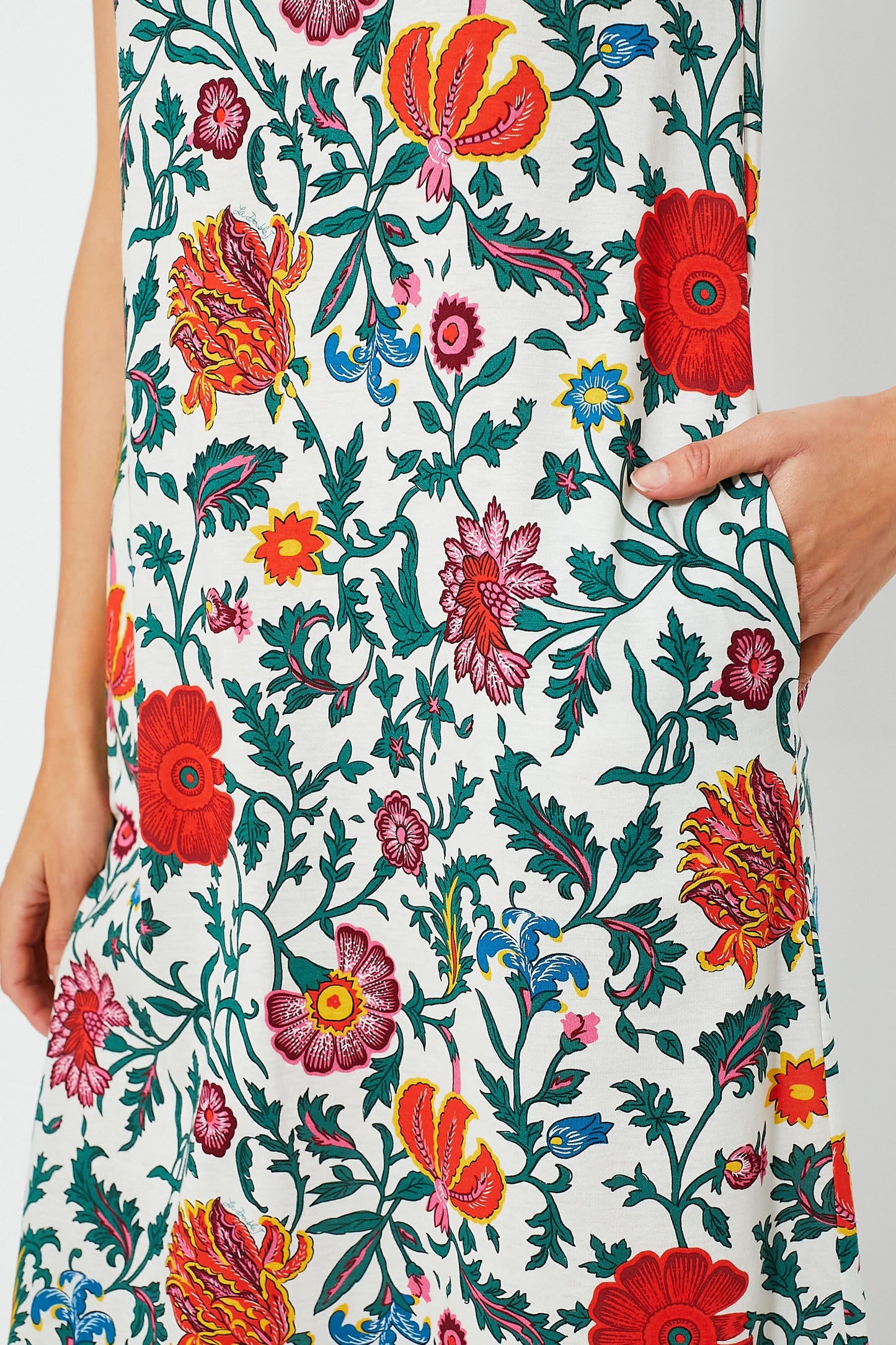 Dragonflower Mini Barre Sporty Swing Dress