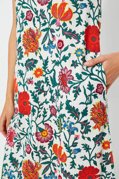 Dragonflower Mini Barre Sporty Swing Dress