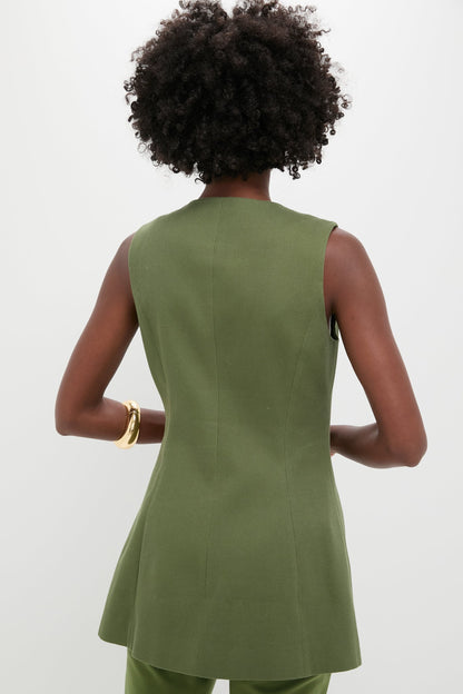 Green Rhoda Tunic Top