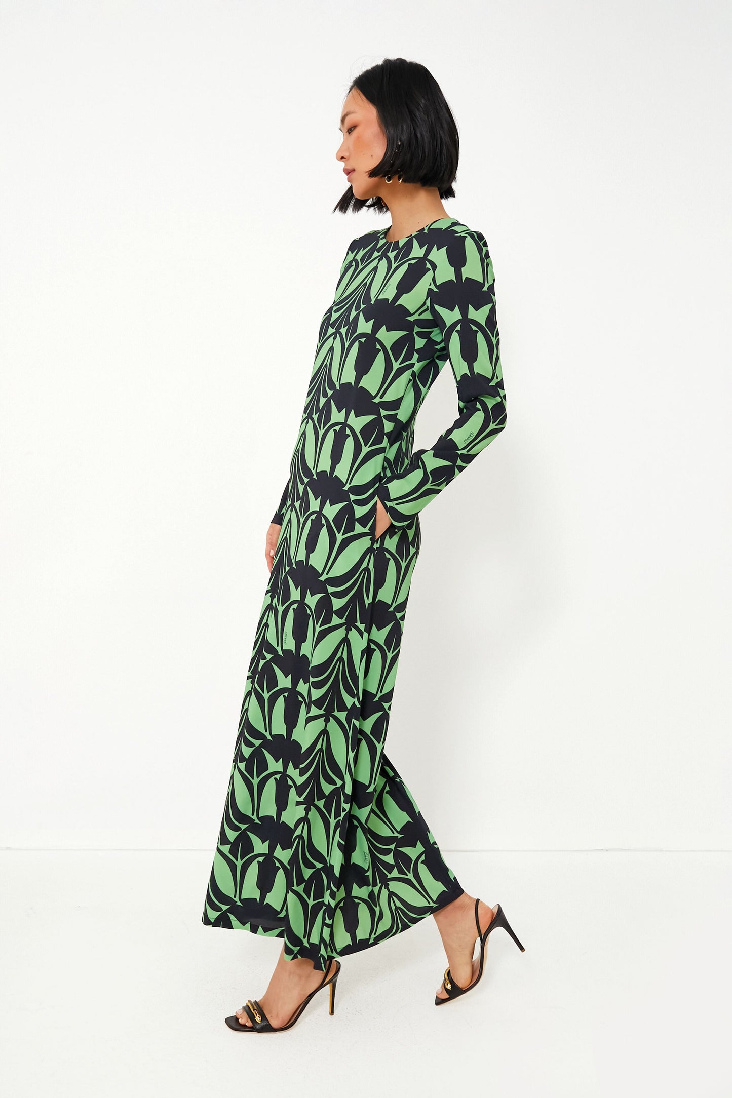 Papyrus Long Sleeve Swing Dress