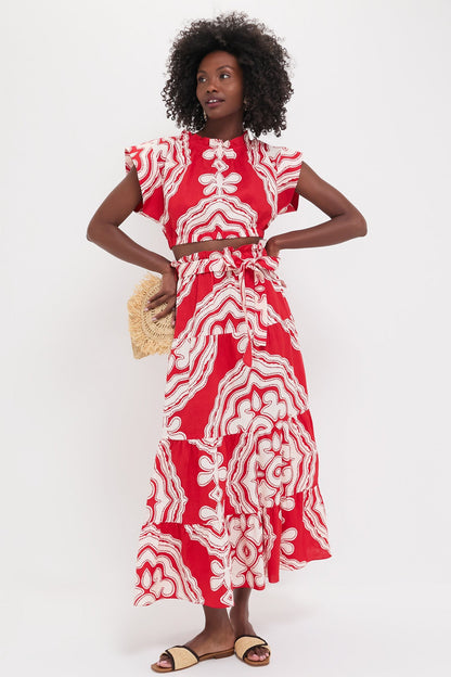 Nike Red Sanaa Skirt