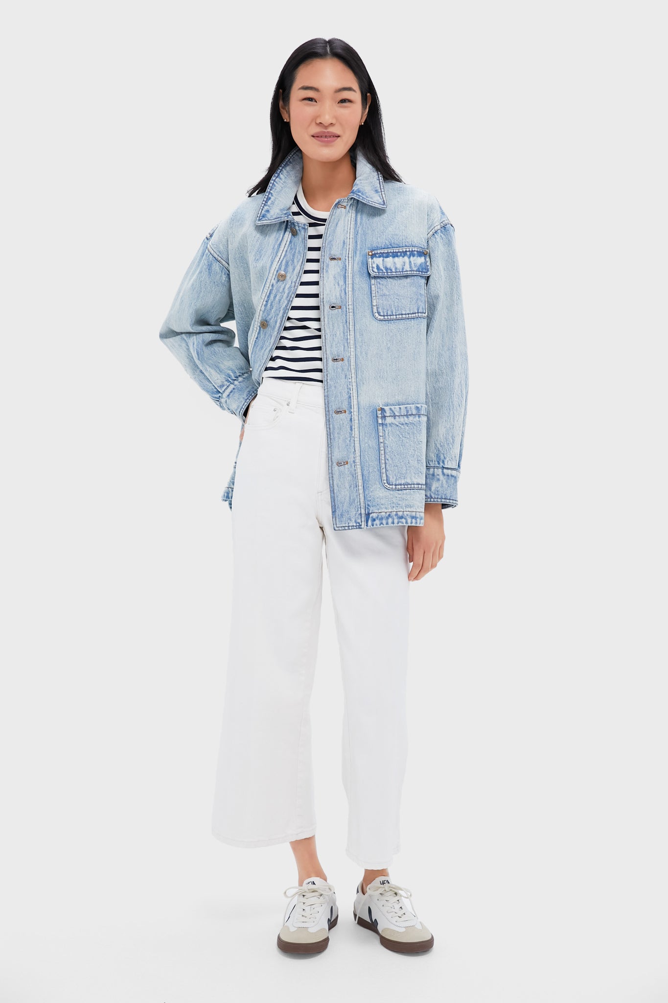 Light Wash Denim Reese Barn Jacket