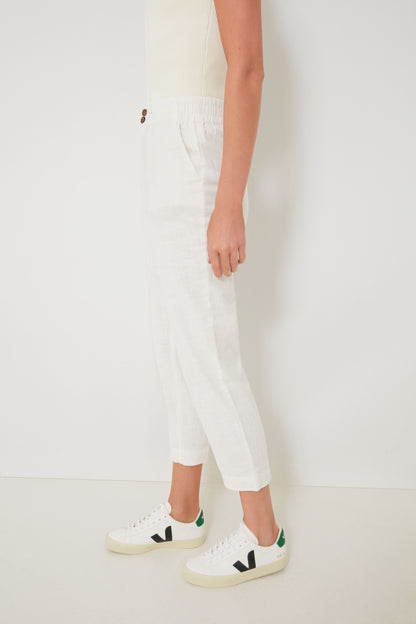 White Pull-On Pant