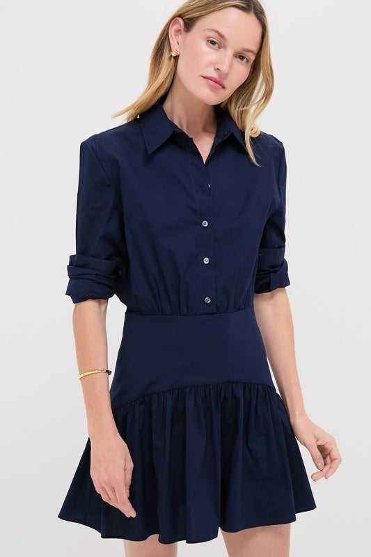 Navy Rocco Mini Dress