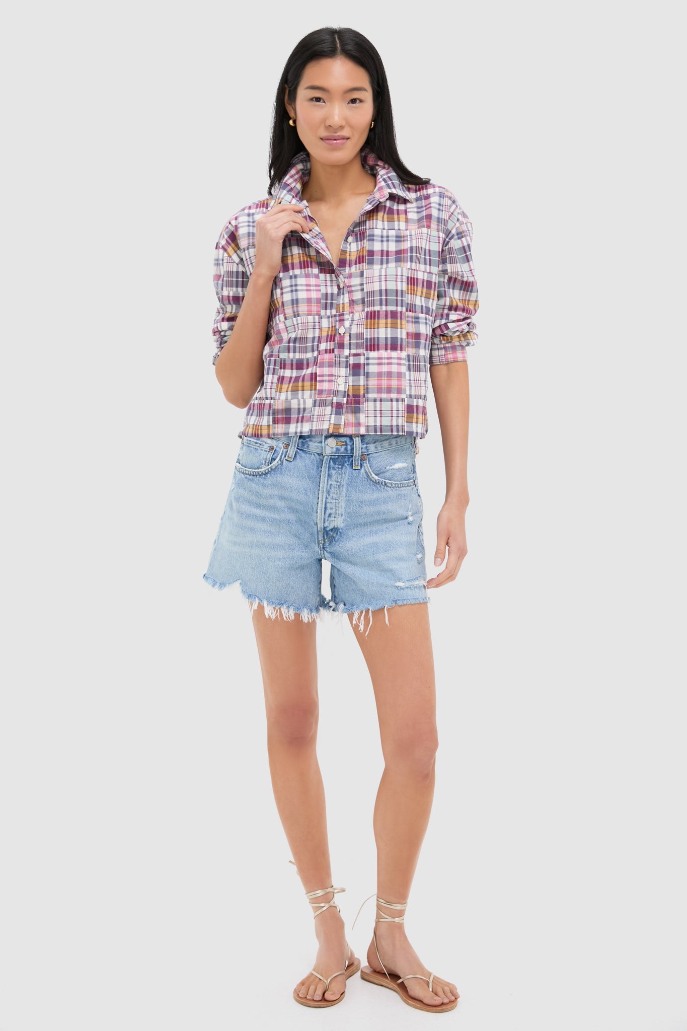 Faded Prep Patchwork Jasper Button Down