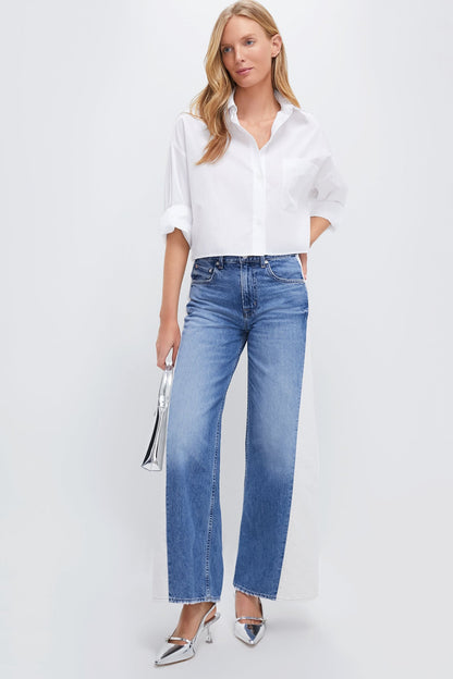 Vintage Wash and White Ramblin' Man Jean