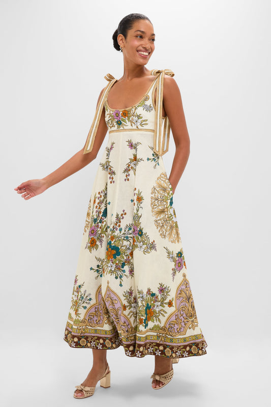 Crema Antoinette Ballet Midi Sundress