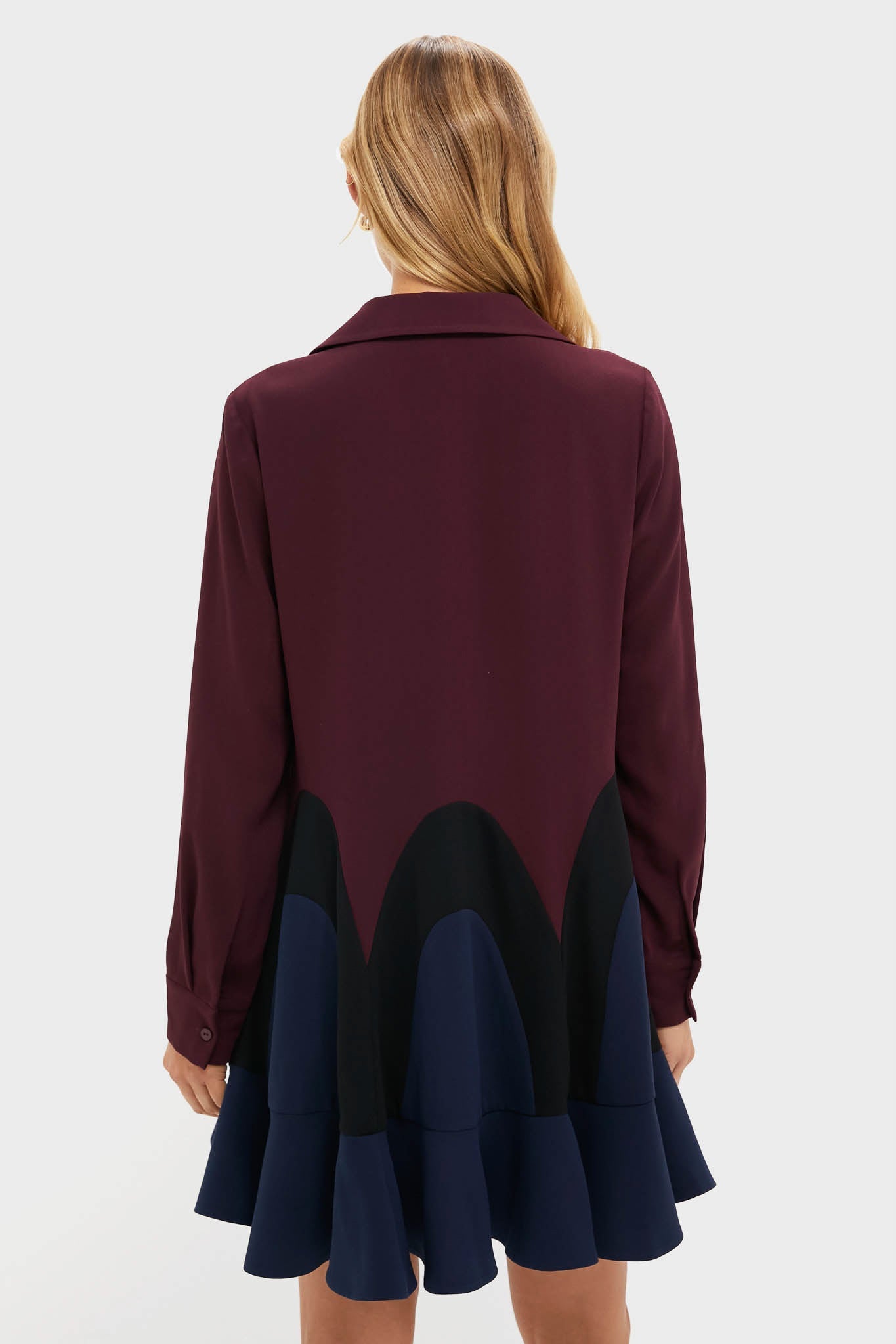 Winetasting Flounce Nadia Dress